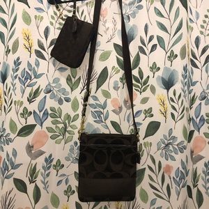 Coach Matching Sling and Clutch